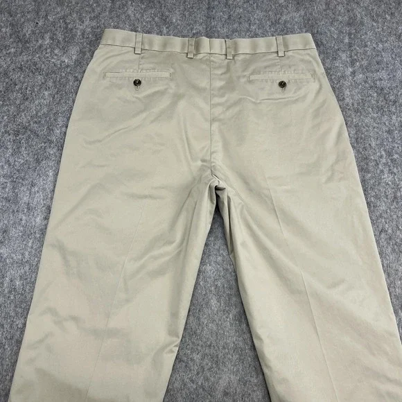 Brooks Brothers Pants Mens 38x34 Beige Lightweight Advantage Chino Stretch - Picture 8 of 15